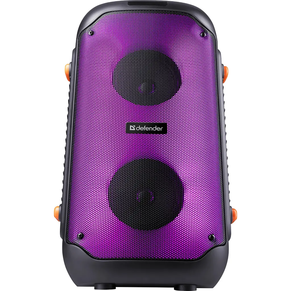 Акустична система 2.0 Defender Boomer 25, 25Вт RGB/BT/FM/USB/TF/AUX/MIC, чорна - фото 3