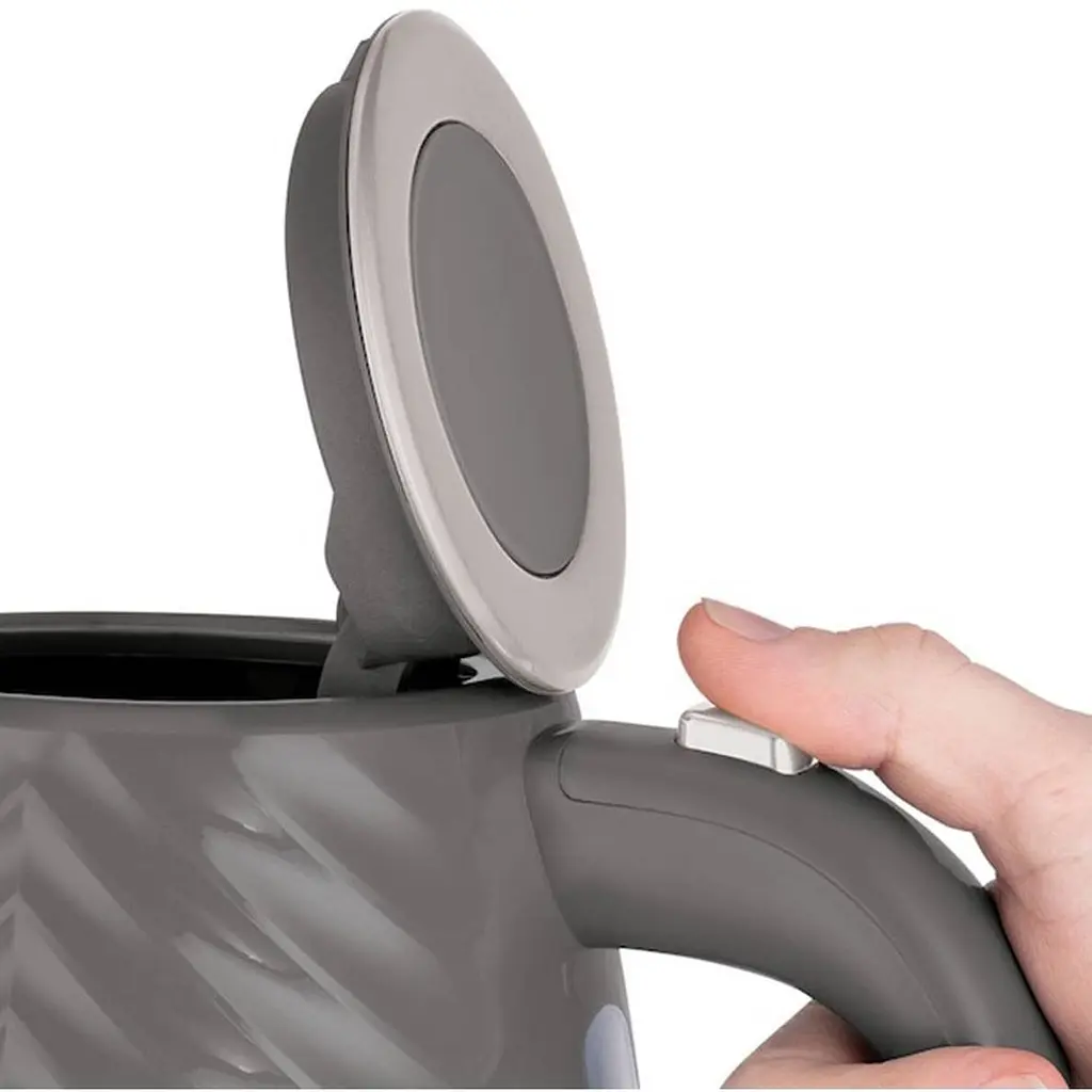 Електрочайник Russell Hobbs Groove Grey 1.7 л сірий (26382-70) - фото 8