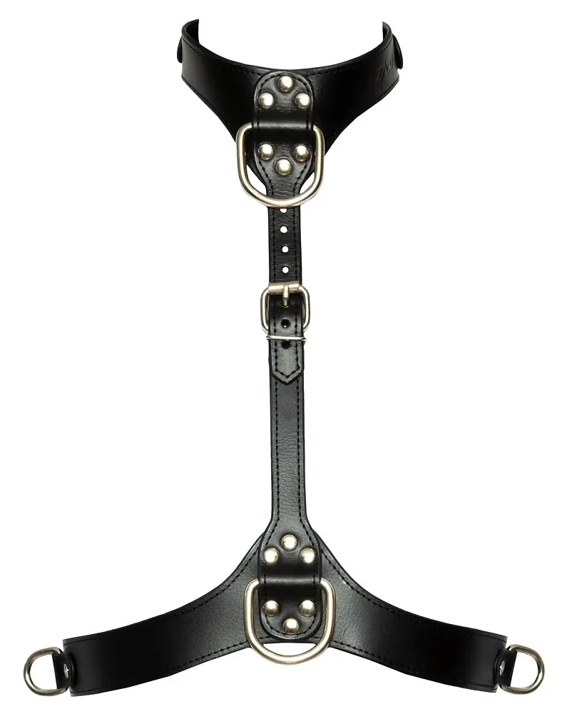 Упряж на груди Bad Kitty Chest Harness, S-L (чорний) - фото 6