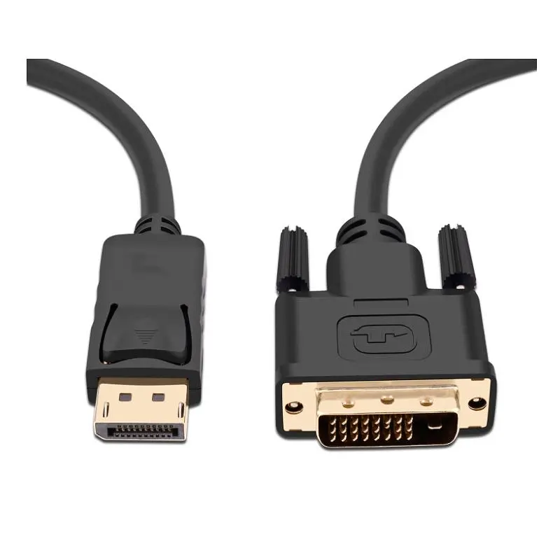 Кабель Prologix DisplayPort - DVI (M/M), 1 м, Black (PR-DP-DVI-P-04-30-1m) - фото 2