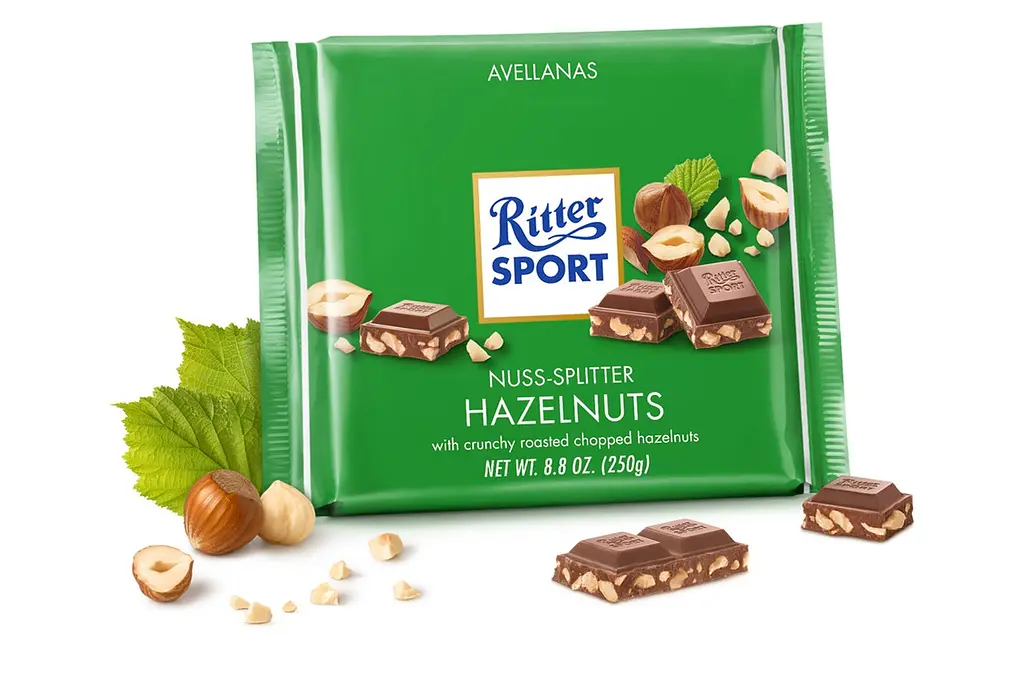 Шоколад молочний Ritter Sport Лісові горіхи 100 г (686890) - фото 2