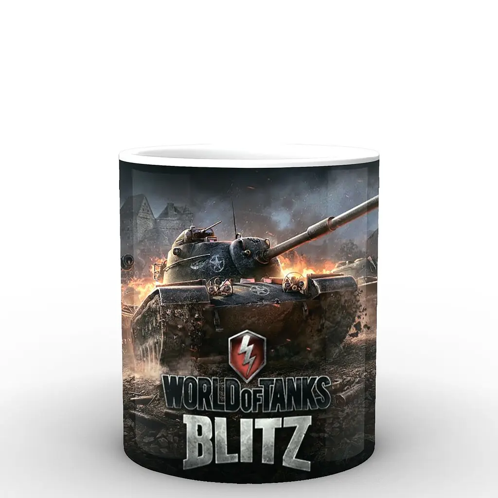 Кухоль GeekLand World of Tanks постер  WT.02.002 330 мл білий - фото 3