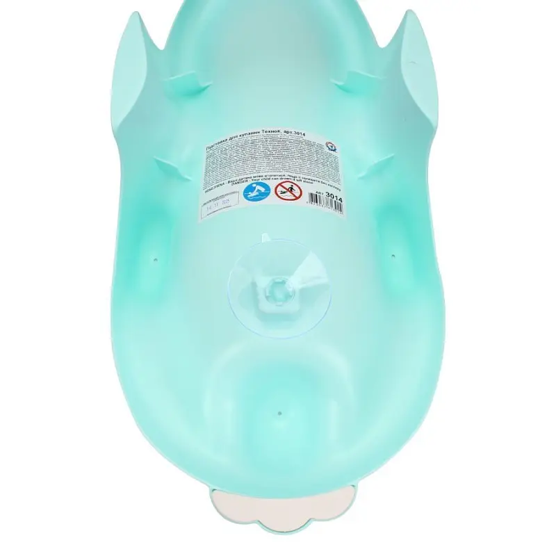 Дитяча гірка для купання ТехноК 3014TXK блакитний, 55х20х26 см - фото 6