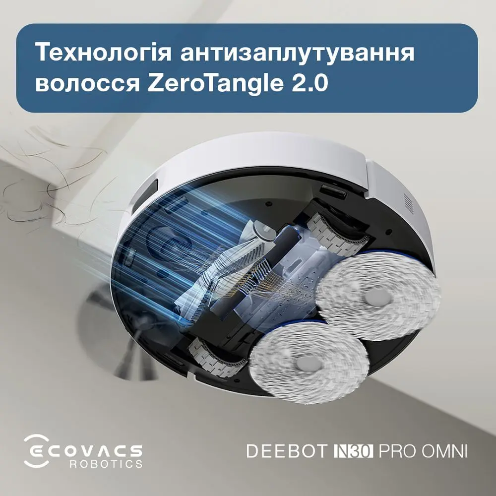 Робот-пилосос Ecovacs Omni N30 Pro (YDLX11-1) White (YDLX11-1 WHITE) - фото 4