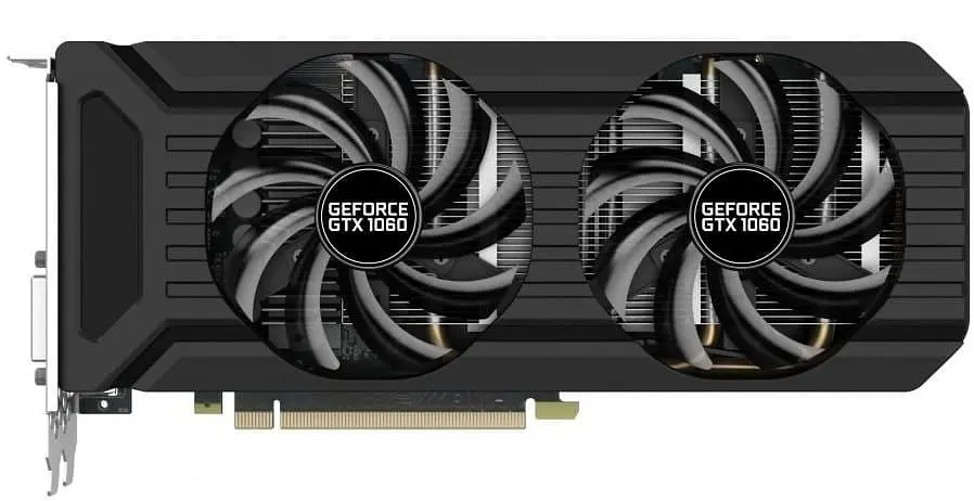 Відеокарта Palit GTX 1060 6Gb Dual (NE51060015J9-1061D) (GDDR5, 192 bit, PCI-E 3.0 x16) Б/в