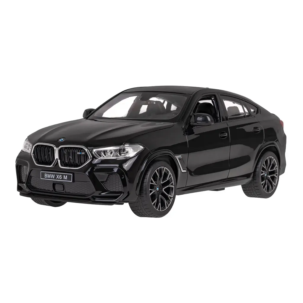 Машинка RASTAR BMW X6 M на дистанционном управлении + пульт 2,4 ГГц 1:14 черный 99200 - фото 5