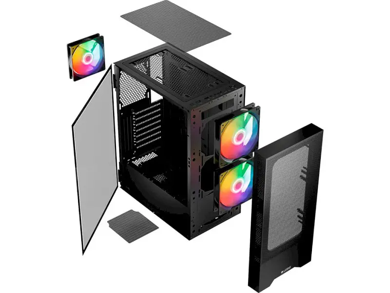 Корпус Logic Concept Arya ARGB Midi Black (AT-ARYA-10-000000-0002) - фото 4
