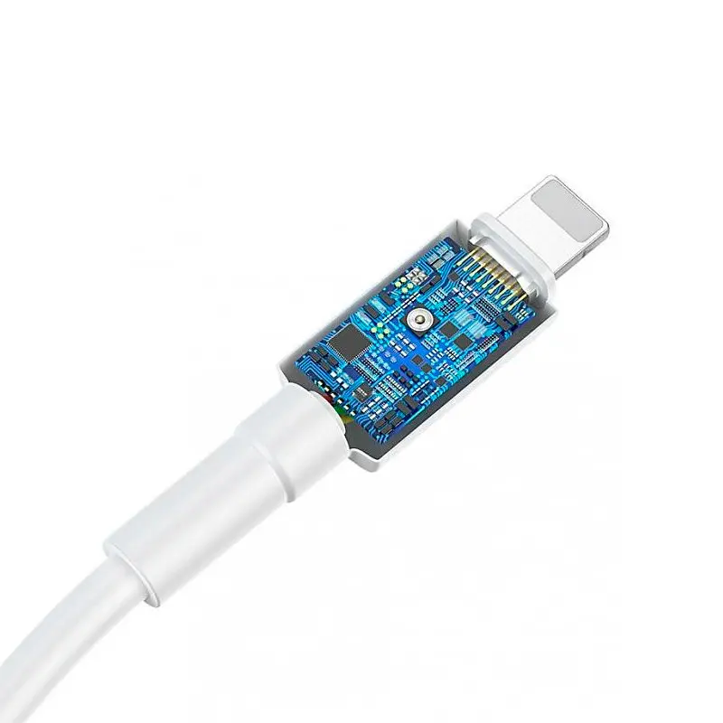 Кабель Baseus Mini Cable Type-C to Lightning 18W 1m CATLSW-02 White - фото 7