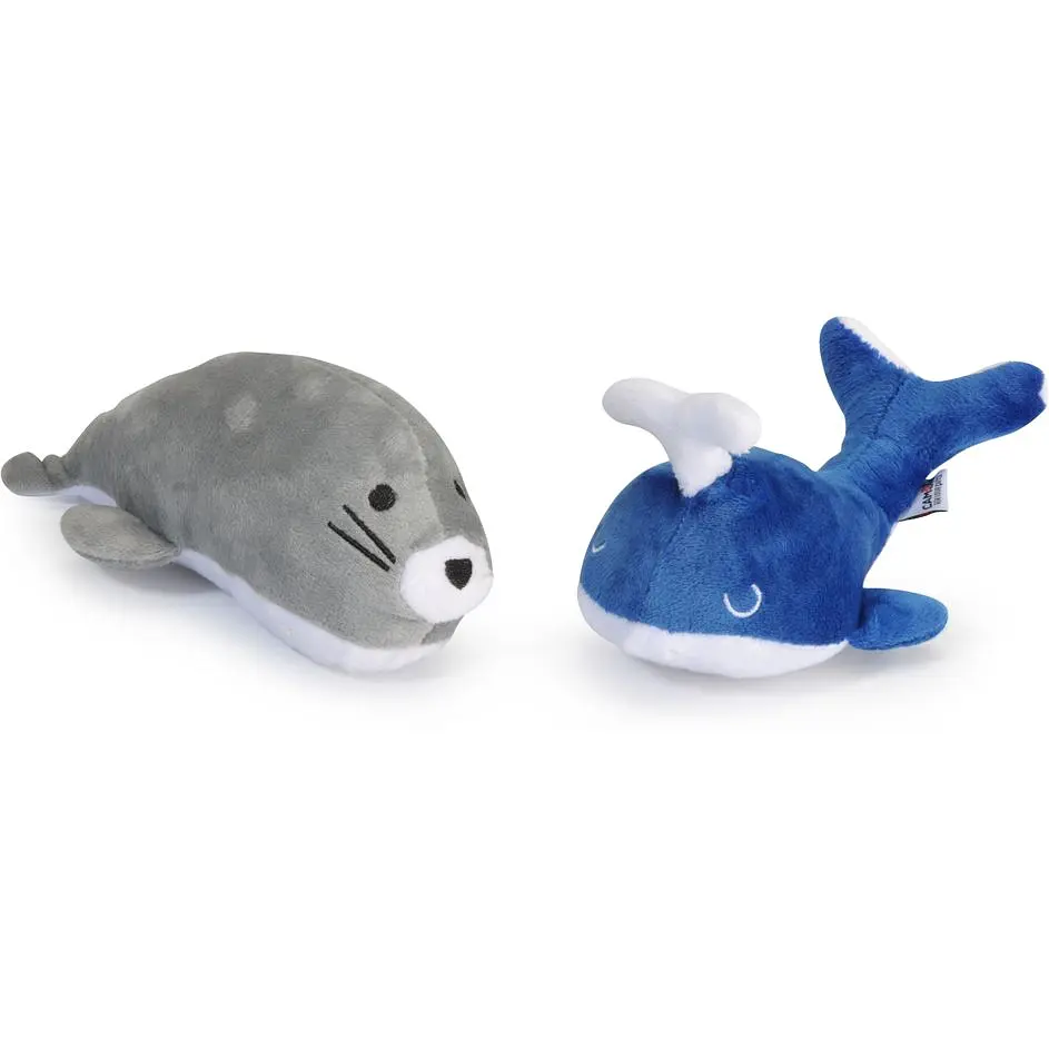 Іграшка для собак Camon Кит/Морський котик з пищалкою 20 см 1 шт. в асортименті - фото 4