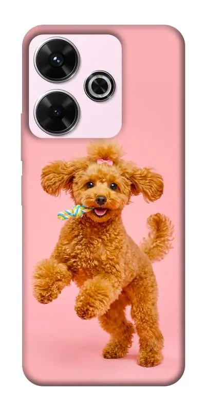TPU чохол Demsky Happy poodle для Xiaomi Redmi 13 4G / Poco M6 4G