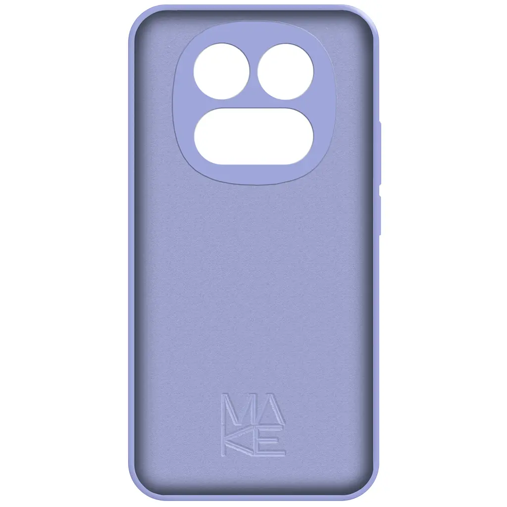Чохол MAKE Xiaomi Redmi Note 14 Pro 4G Silicone Aurora Purple - фото 4