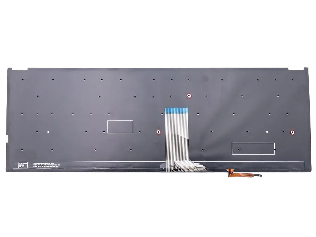 Клавіатура для ASUS VivoBook S530, X530, K530, S530F, S530UA, X530FA, X530UN (RU Black без рамки з підсвічуванням) - фото 2