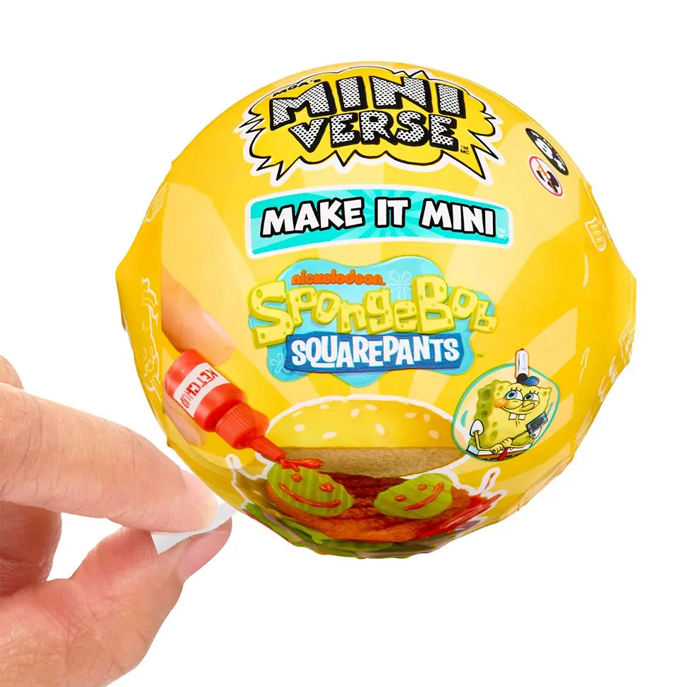 Ігровий набір для творчості "Смаколики Красті Краб" MGA's Miniverse 599296 серії "SpongeBob" - фото 7