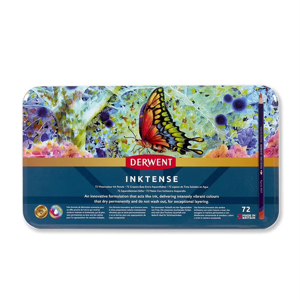 Чорнильні олівці Inktense 72кол Derwent