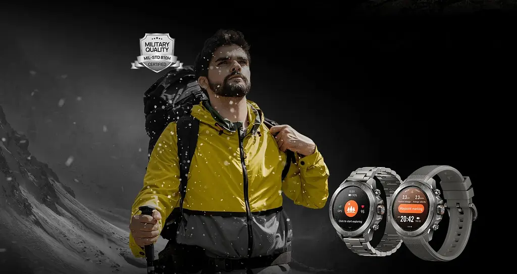 Mibro Смарт-часи GS Explorer S 48мм, 1.32", 466x466, AMOLED, BT 5.3, Dual-band GPS, 10 ATM, суцільний титан - фото 7