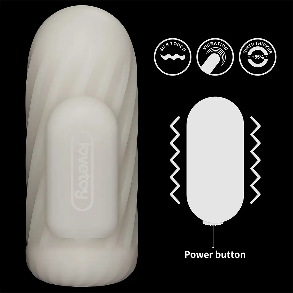 Мастурбатор Knights Ring Vibrating Dual Purpose Sleeve-Spiral - фото 9