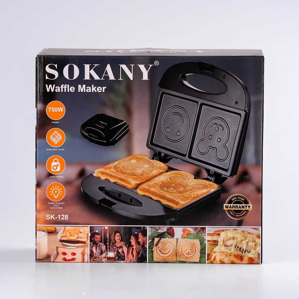 Вафельница Sokany SK-128 - фото 6