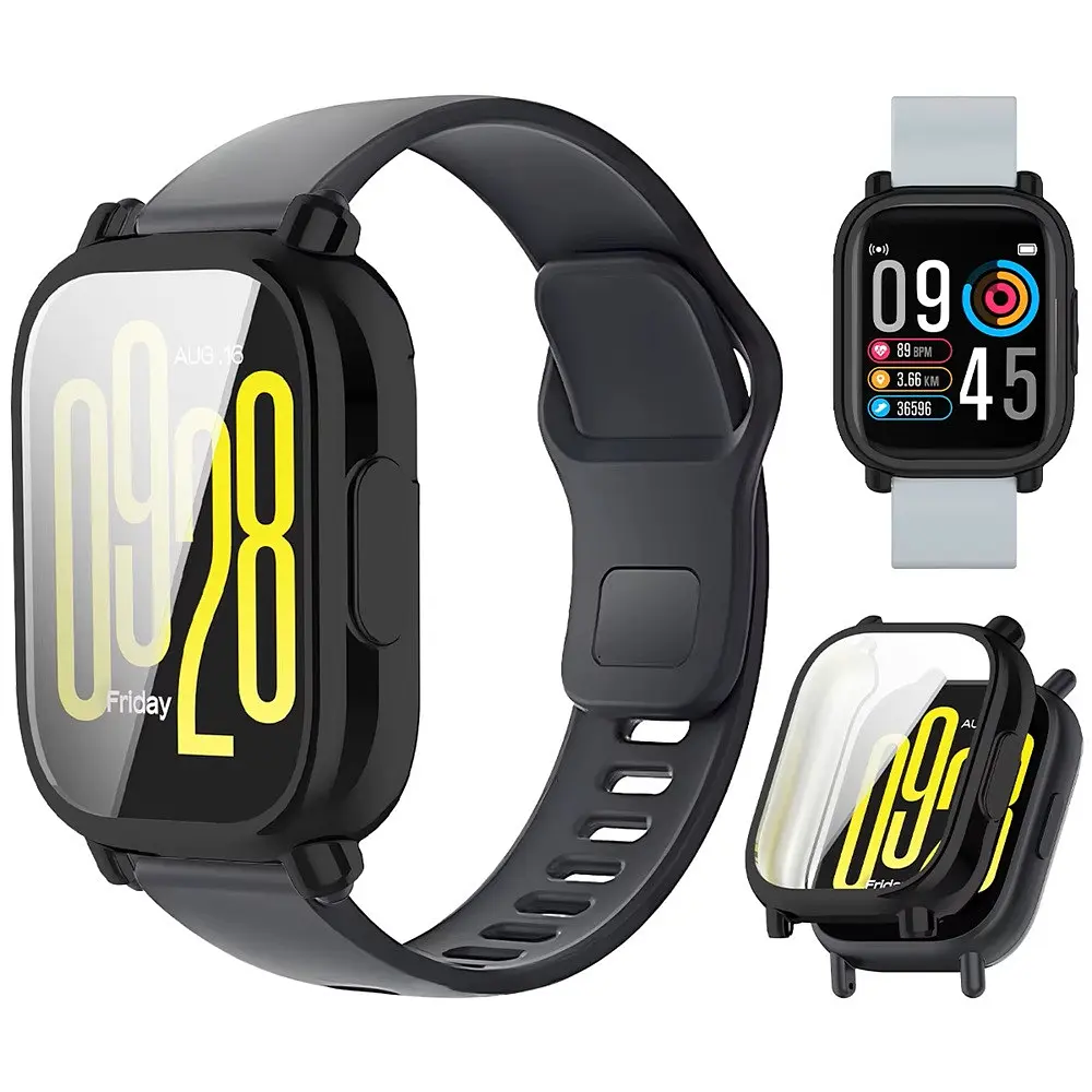 Защитный чехол Tamister для смарт-часов Redmi Watch 5 Active / Lite черный - фото 7