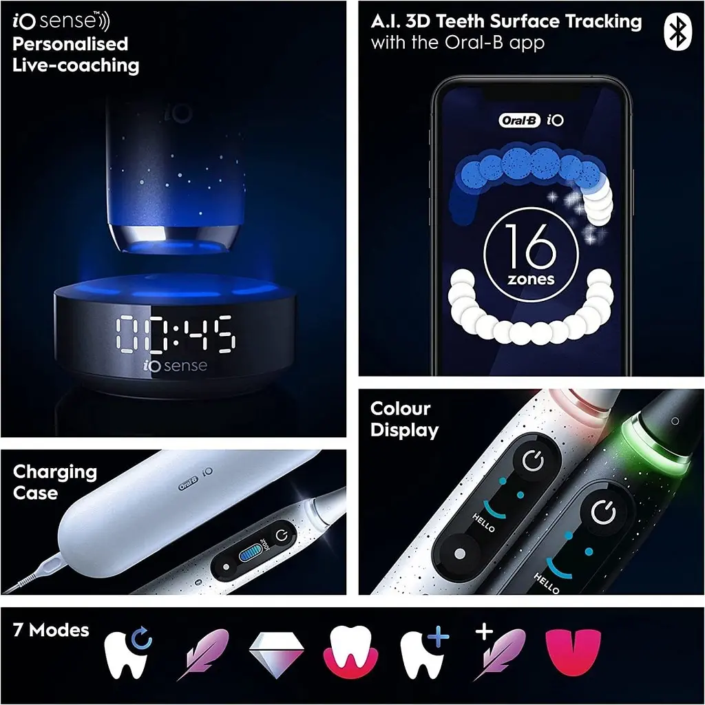 Електрична зубна щітка Oral-B iO Series 10 Cosmic Black [77793] - фото 10