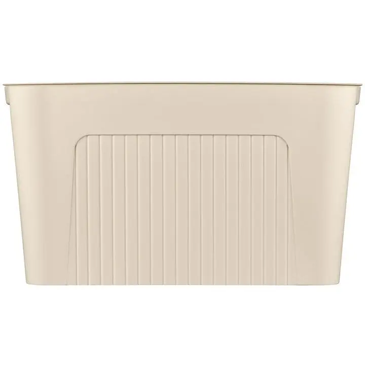 Ящик для зберігання Ardesto 45.5 x 31 x 24.5 см з кришкою 23 л бежевий (ARHC2523B) - фото 4