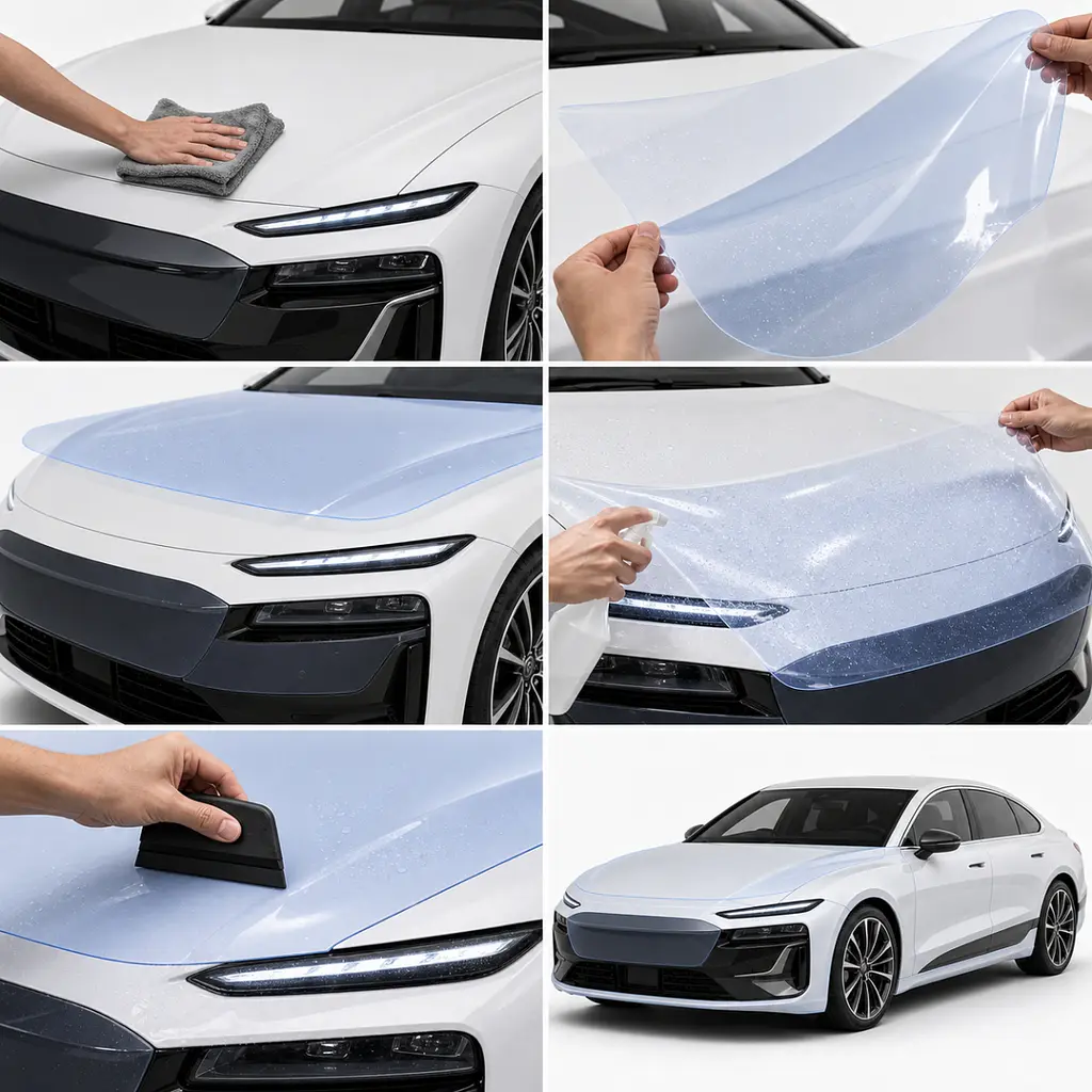 Антигравійна захисна бронеплівка за лекалами для Audi A6 C9 2025- повний кузов - фото 3