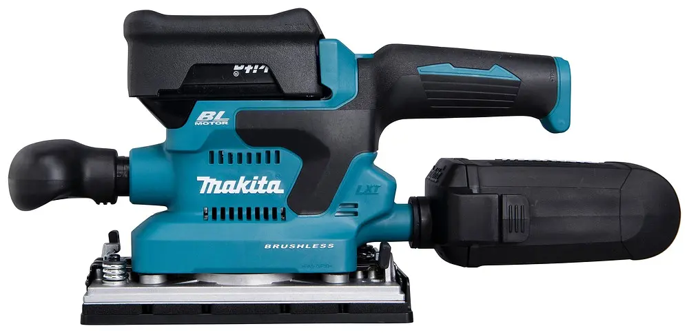Шліфмашина вібраційна акумуляторна Makita DBO380Z (93x228 мм, 4000-12000 хв-1, BL, LXT, без акумуляторів та зарядного пристрою) - фото 3