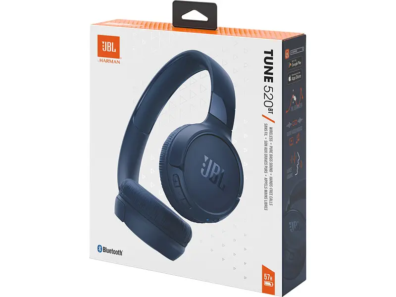 Навушники з мікрофоном JBL Tune 520BT Blue (T520BTBLUEU) - фото 11