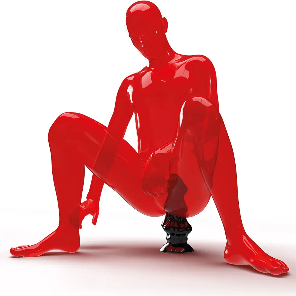 Анальна пробка All Black Steroid ABS22 Shuttlecock 24 см (чорний) - фото 5