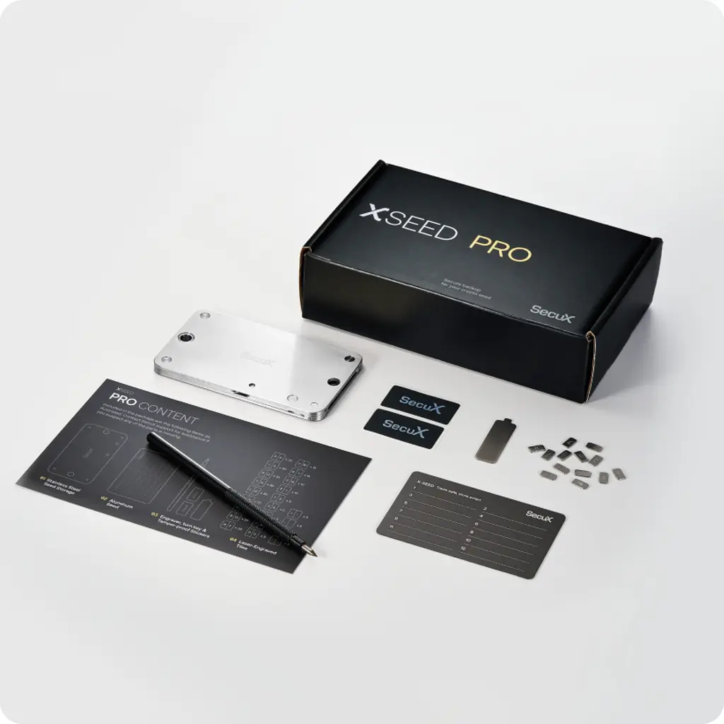 Мнемонічний планшет SecuX X-SEED PRO для зберігання сід-фрази - фото 6