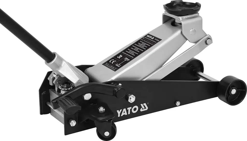 Домкрат гідравлічний підкатний Yato 3 т, 145-500 мм