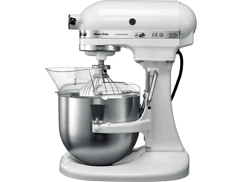 Кухонна машина KitchenAid Heavy Duty 5KPM5EWH з відкидним блоком 4.8 л біла - фото 5