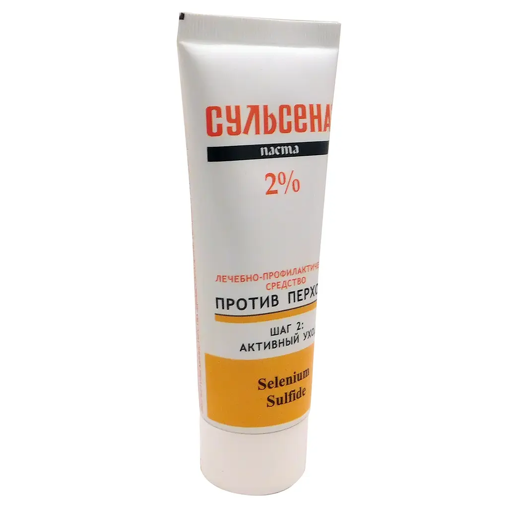 Паста «Сульсена» проти лупи 2% (75 мл), Сульсена 82705 - фото 2
