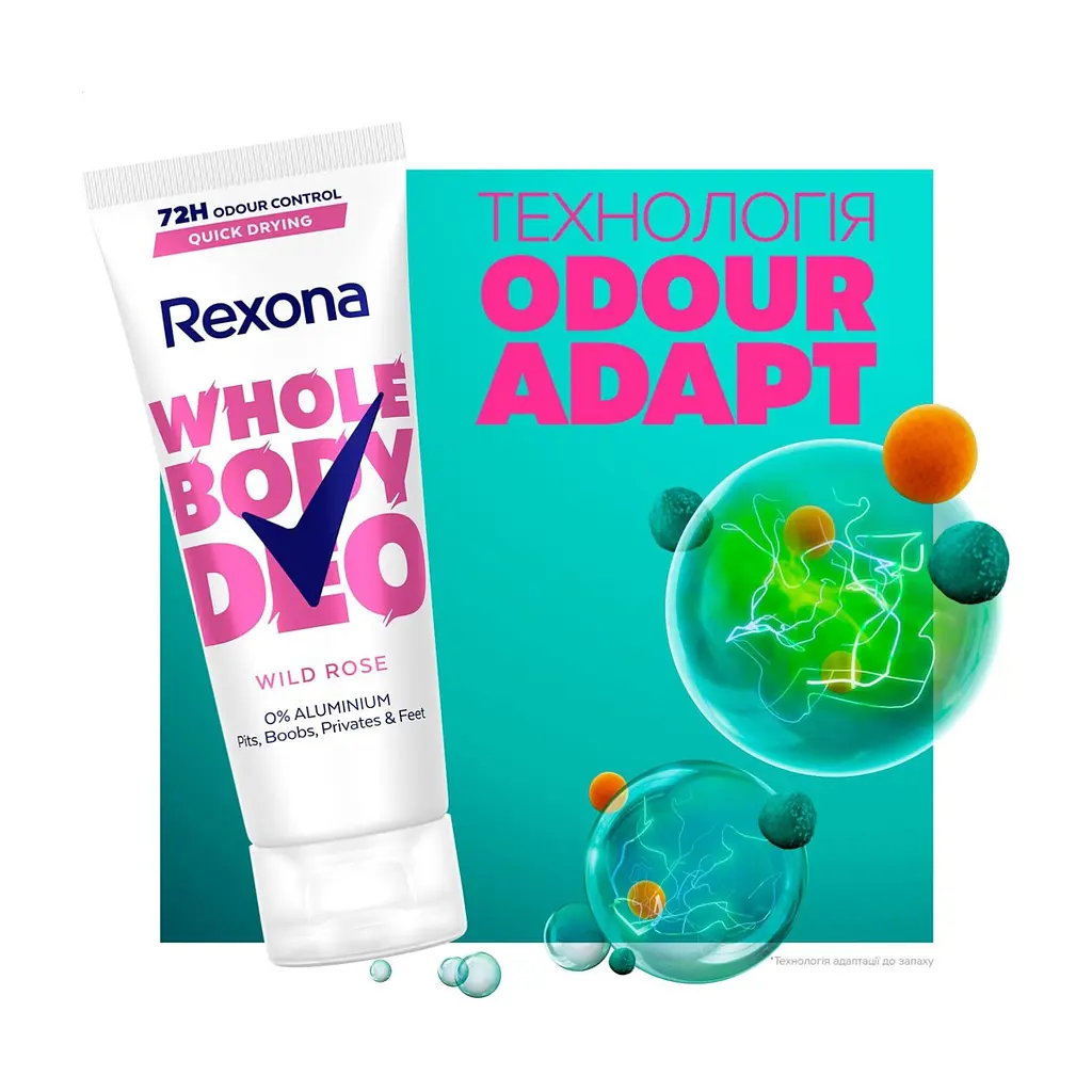 Дезодорант Rexona Крем для всього тіла Дика троянда 75 мл (8720181866258) - фото 4