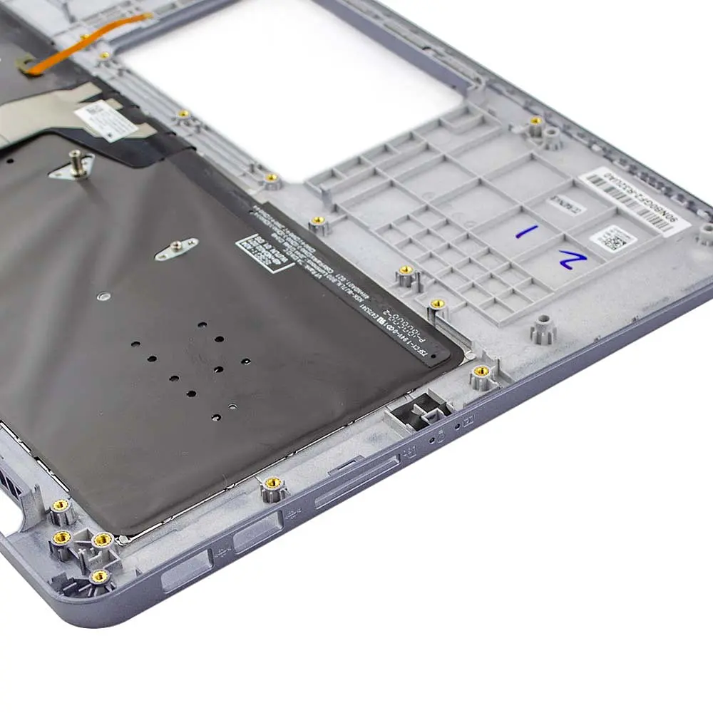Верхня кришка для Asus A411 F411 K410 S401 X411 S410, (Сірий, топкейс+клавіатура з підсвічуванням, Оригінал) - фото 4