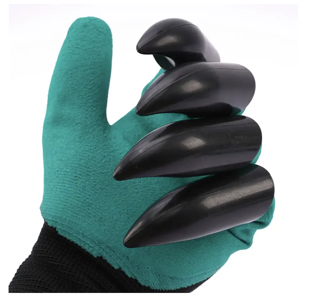 Садові рукавички з кігтями Garden Gloves LY-557 - універсальний інструмент LY-557 для городу - фото 6