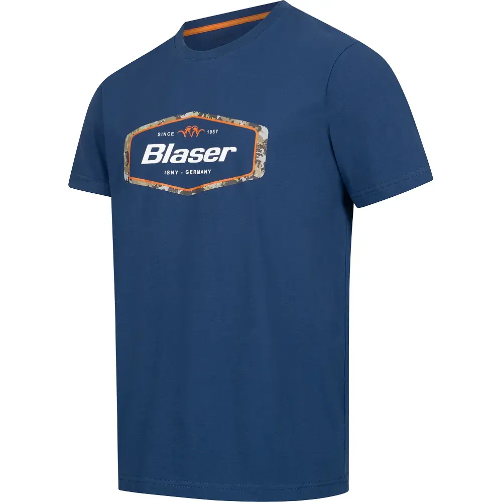 Футболка Blaser Active Outfits Badge T 24 XL Синій - фото 4