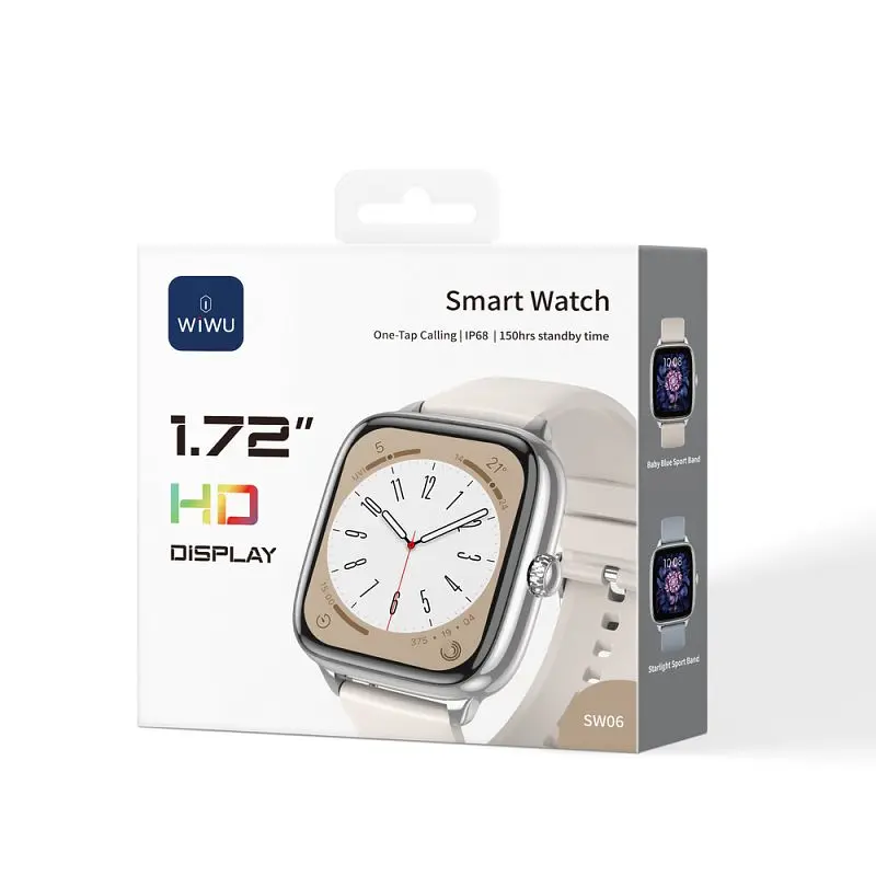 Смарт-годинник WIWU Smart Watch SW06 Silver (6977703656718) - фото 2