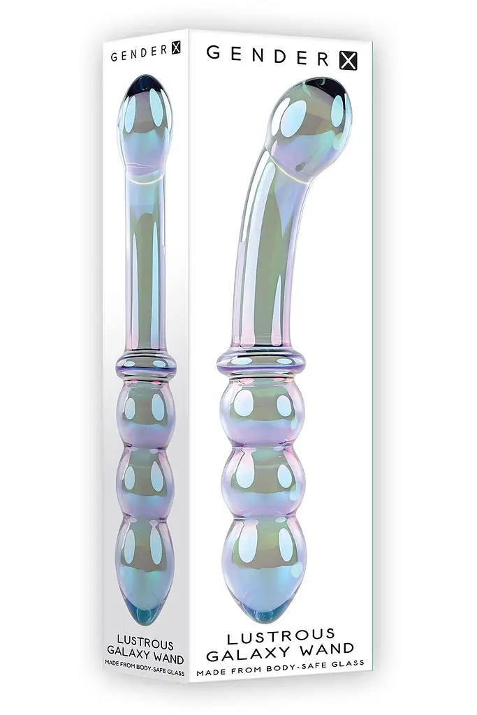 Фаллоимитатор Gender X Lustrous Galaxy Wand 18.5 см прозрачный - фото 5