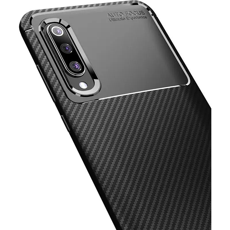 Чохол-накладка Toto TPU Carbon Fiber 1.5 mm Case Xiaomi Mi 9 Black - фото 4