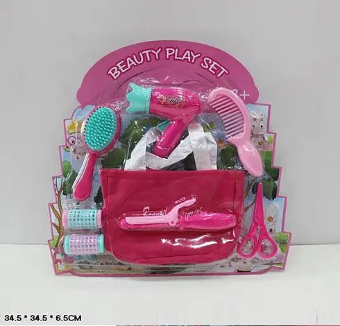 Ігровий набір аксесуарів для перукаря Beauty Play Set із сумкою (HC538M)