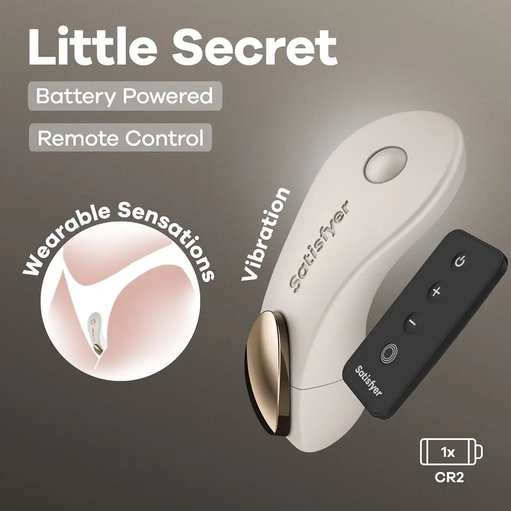Вібратор у трусики Satisfyer Little Secret Battery Series з пультом ДК - фото 9
