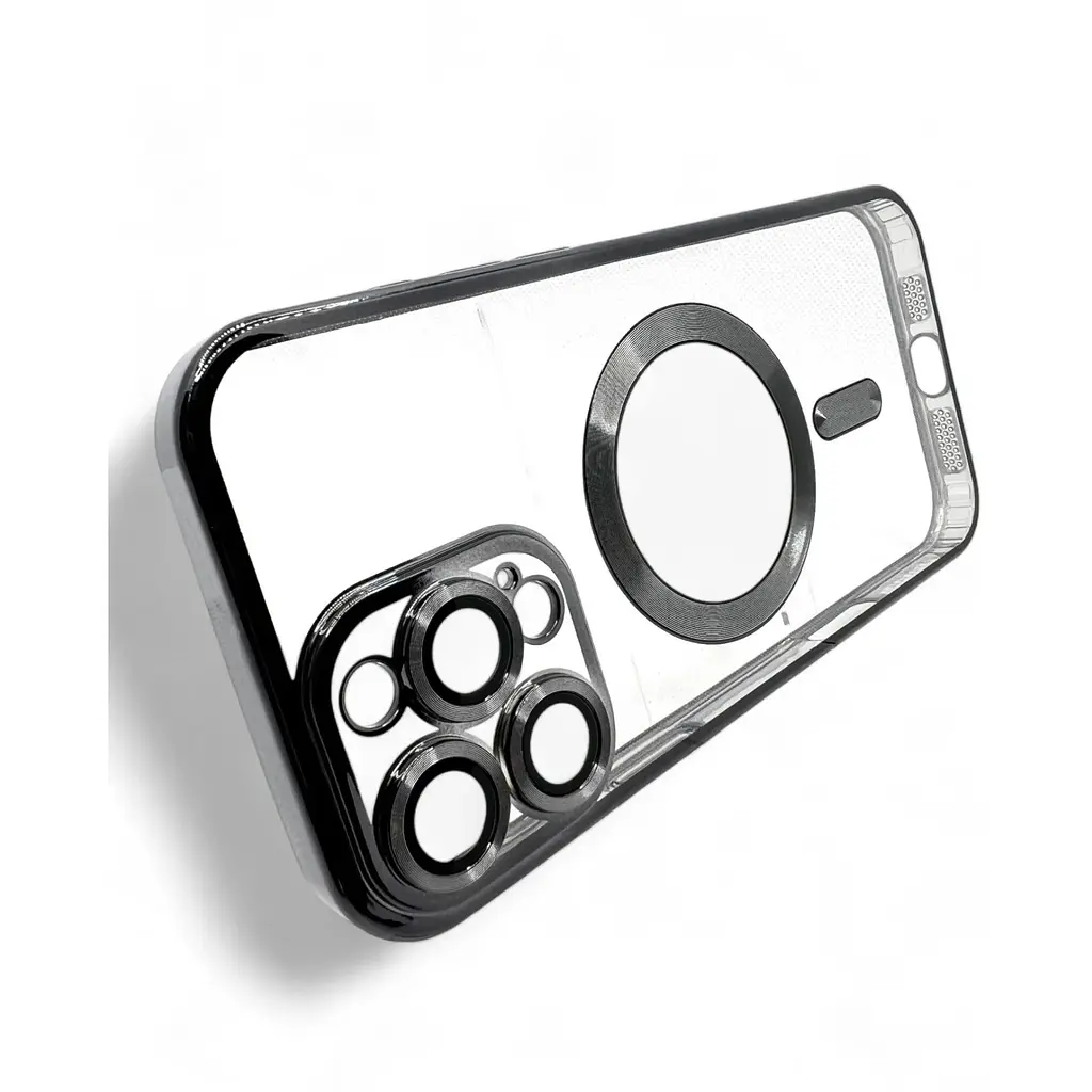 Чохол-накладка BeCover TPU Chrome Case (MagSafe) для Apple iPhone 16 Pro Black (712080) - фото 4