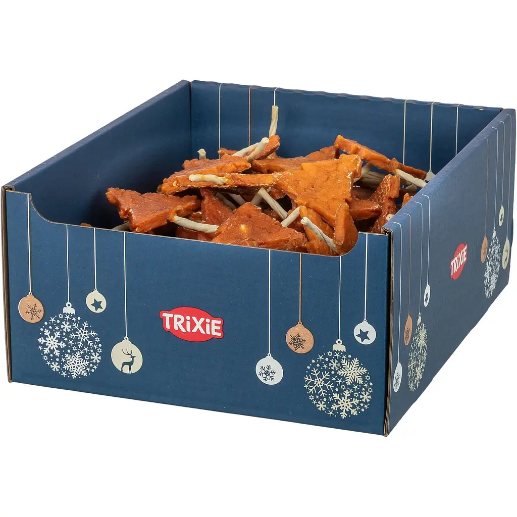 Ласощі Trixie для собак Різдвяна ялинка з куркою 12 см 28 г 5 шт. - фото 3