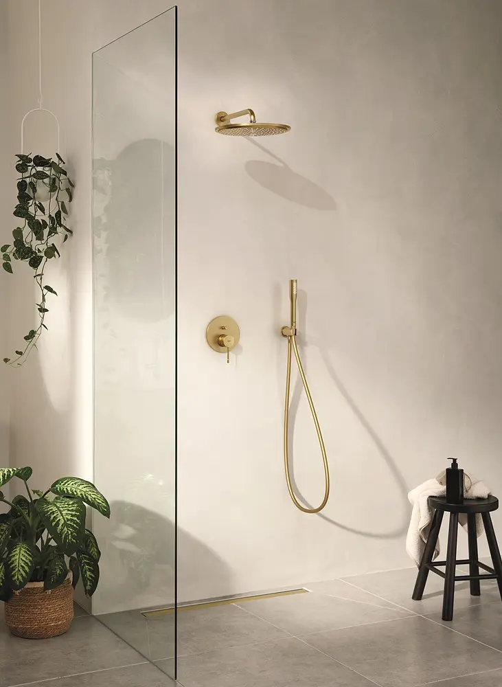 Змішувач прихованого монтажу на 2 виходи Grohe Essence 24167GN1, Золотий - фото 5