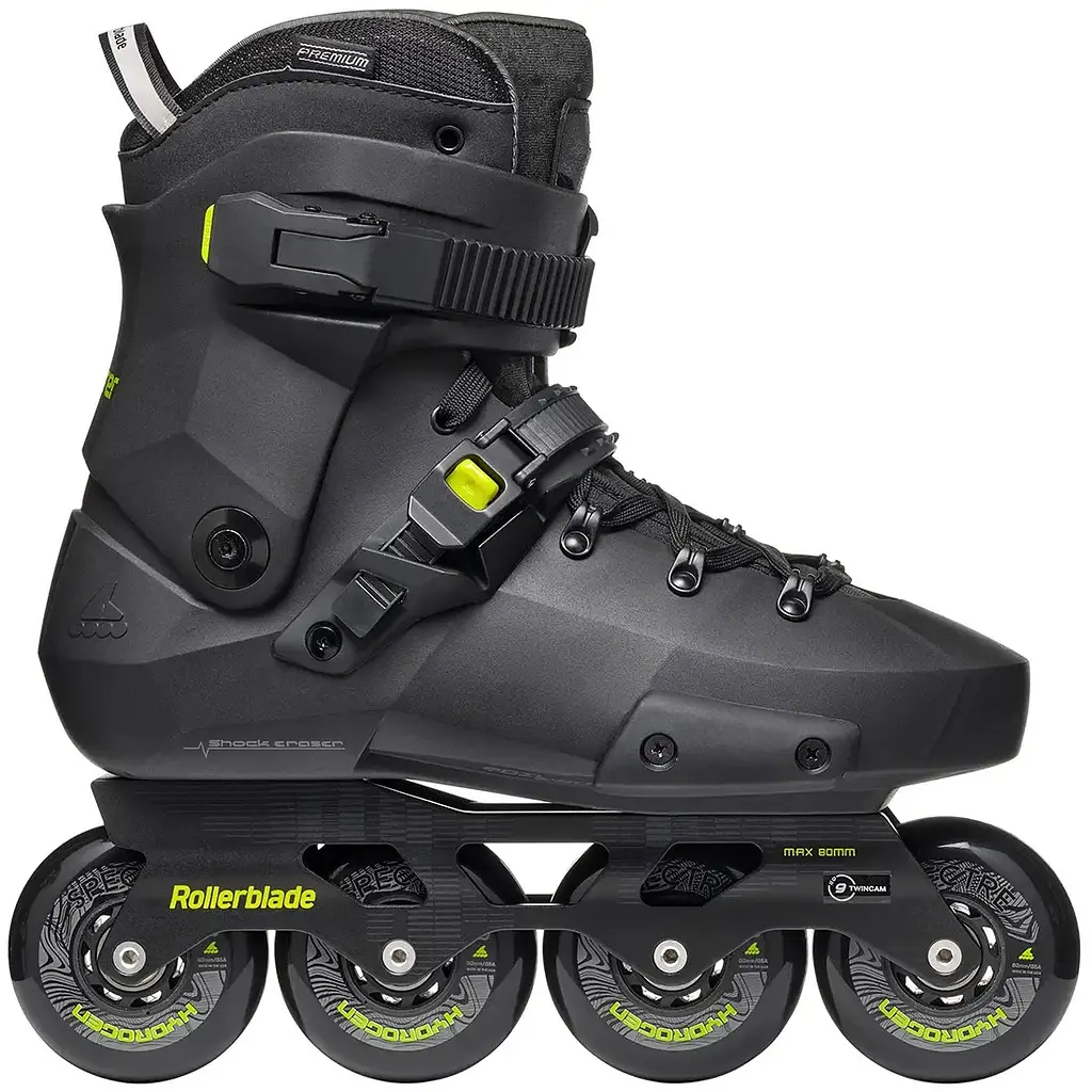 Роликові ковзани Rollerblade Twister XT 300 Чорний-Салатовий - фото 2