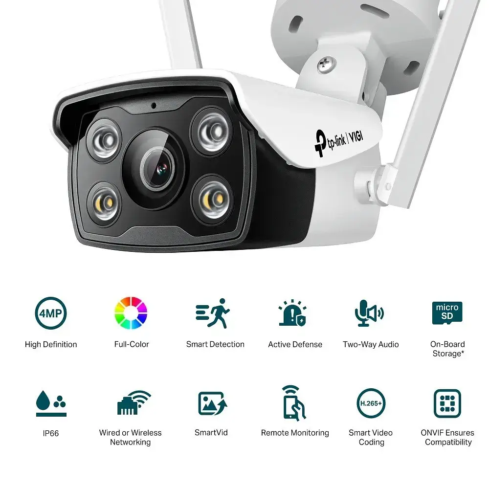 Камера зовнішня мережева TP-Link 4МП VIGI C340-W - фото 3