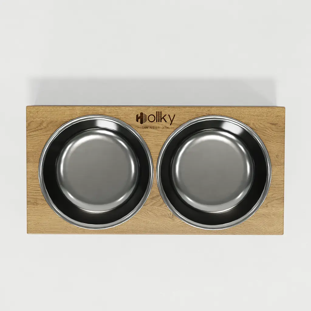 Hollky Base XS — миски на підставці для маленьких собак та котів (2 × 0,25 л) - фото 3