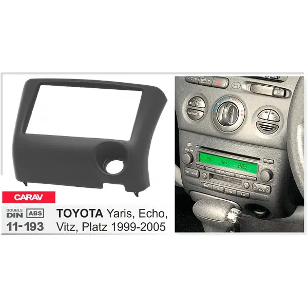 Переходная рамка Toyota Yaris Carav 11-193 - фото 4