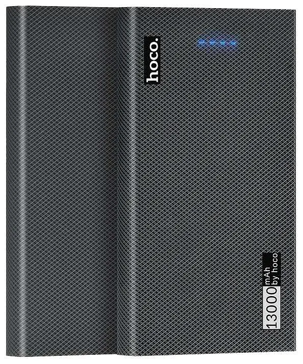 Портативна батарея Power Bank Hoco Wooden 13000mAh Grey B36 - фото 5
