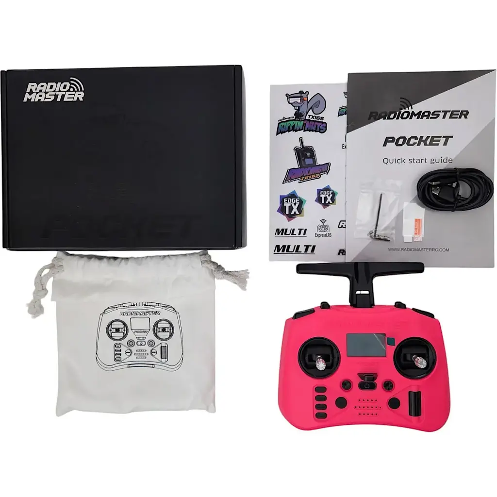 Пульт управления RadioMaster Pocket Crush ELRS M2 Pink (HP0157.0091-PNK) [162914] - фото 8